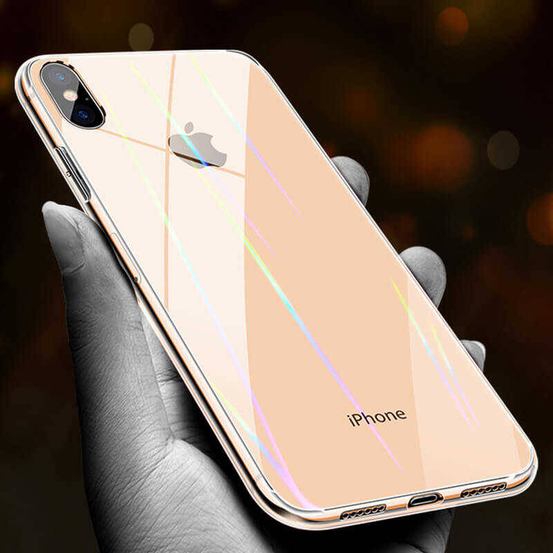 Apple iPhone XS Max 6.5 Kılıf Zore Rainbow Kapak - 4