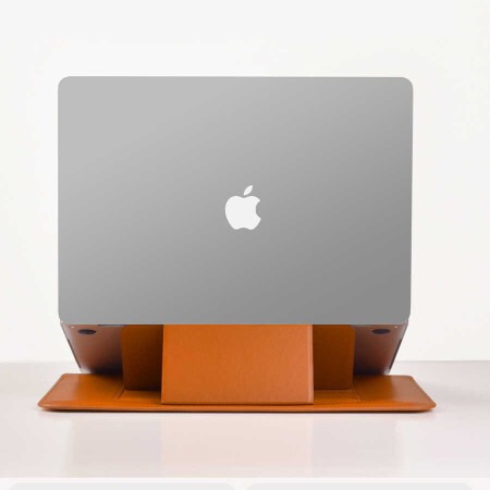 Apple Macbook 13.3 Air 2020 A2337 Wiwu Macbook Skin Pro Portable Stand Kılıf - 14