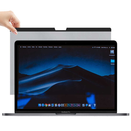 Apple Macbook 13.3 Air 2020 A2337 Wiwu Mıknatıslı Privacy Ekran Koruyucu - 6