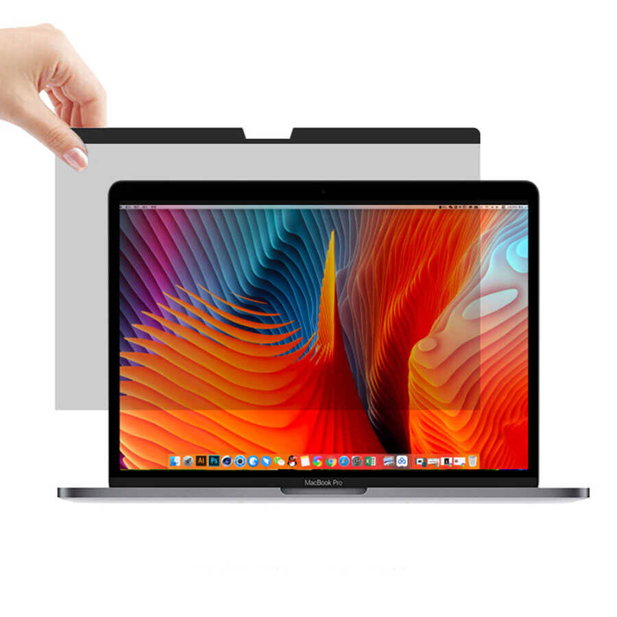 Apple Macbook 13.3 Air M1 Wiwu Mıknatıslı Privacy Ekran Koruyucu - 8