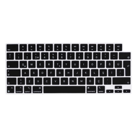 Apple Macbook 14.2 2021 A2442 Zore Klavye Koruyucu Silikon Ped - 1