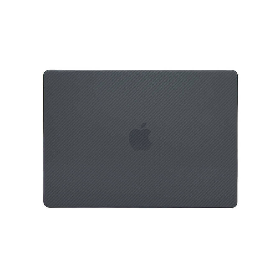 Apple Macbook 14.2 2021 A2442 Zore MSoft Carbon Fiber Tasarımlı Kapak - 5