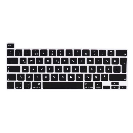 Apple Macbook 16 Touch Bar A2141 Zore Klavye Koruyucu Silikon Ped - 1