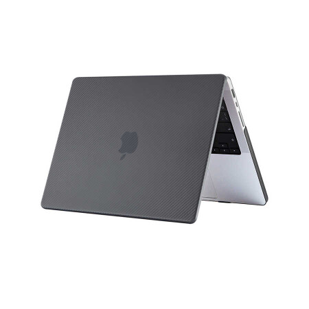 Apple Macbook 16.2 2021 A2485 Zore MSoft Carbon Fiber Tasarımlı Kapak - 3