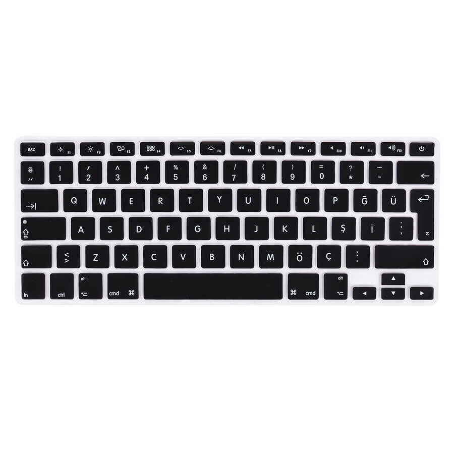 Apple Macbook Air 13 2017 A1466 Zore Klavye Koruyucu Silikon Ped - 1