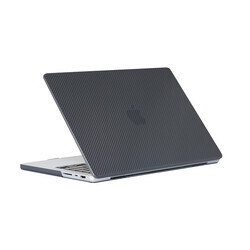 Apple Macbook Pro 14.2 2023 A2779 Zore MSoft Carbon Fiber Tasarımlı Kapak - 5