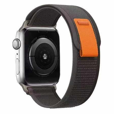 Apple Watch 10 42mm Zore KRD-77 Hasır Kordon - 4