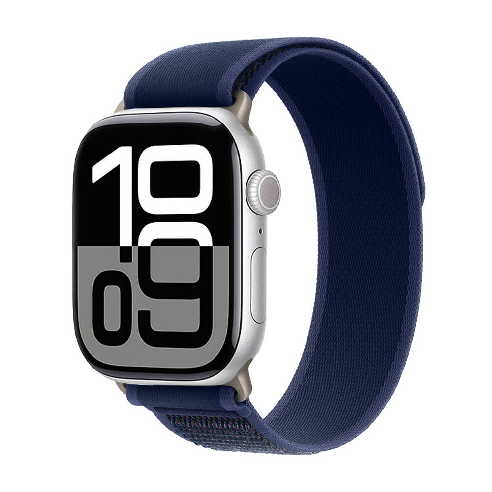 Apple Watch 10 42mm Zore KRD-77 Hasır Kordon - 1