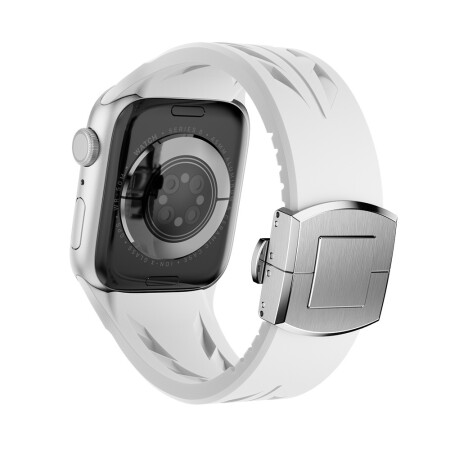 Apple Watch 10 46mm KRD-127 Metal Tokalı Silikon Kordon - 20