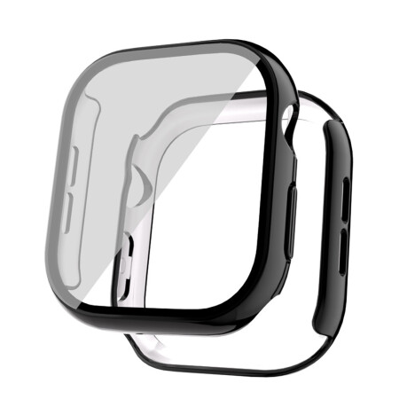 Apple Watch 10 46mm Sert PC Kasa Electroplatink Çerçeveli Ekran Koruyucu Zore Watch Gard 36 - 9