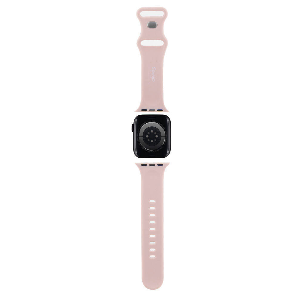 Apple Watch 38mm Hello Kitty Orjinal Lisanslı Etiket Graffiti Silikon Kordon - 5