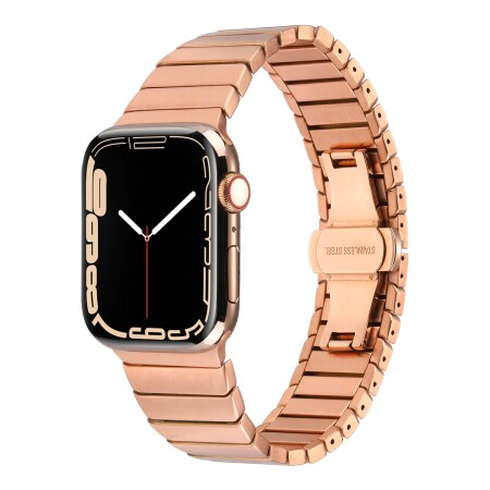 ​​​Apple Watch 38mm Kordon KRD-79 Metal Strap Kayış - 19