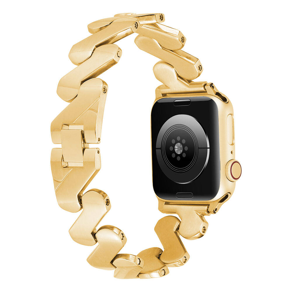 ​​​Apple Watch 38mm Kordon KRD-80 Metal Strap Kayış - 10