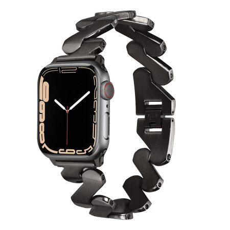 ​​​Apple Watch 38mm Kordon KRD-80 Metal Strap Kayış - 5