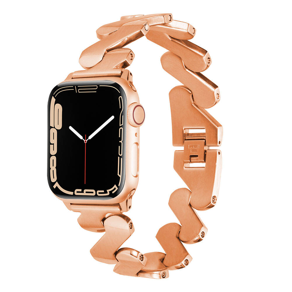 ​​​Apple Watch 38mm Kordon KRD-80 Metal Strap Kayış - 4