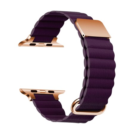 ​​​Apple Watch 38mm KRD-78 PU Deri Kordon Strap Kayış - 7