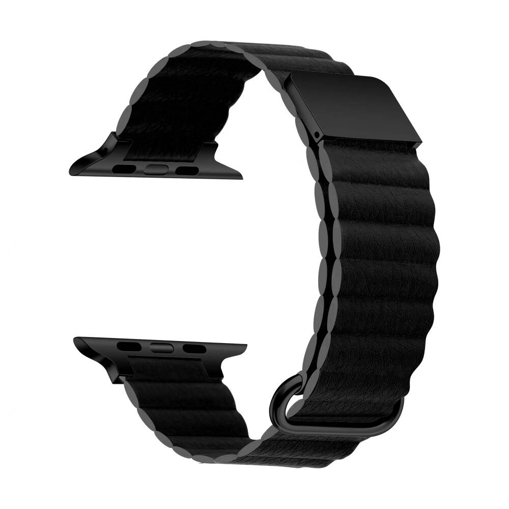 ​​​Apple Watch 38mm KRD-78 PU Deri Kordon Strap Kayış - 5