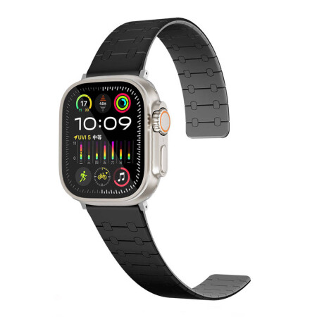 Apple Watch 38mm Zore KRD-111 Çizgili Desenli Silikon Kordon - 1