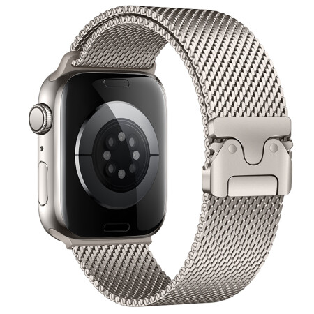 Apple Watch 38mm Zore KRD-121 Metal Hasır Kordon - 7