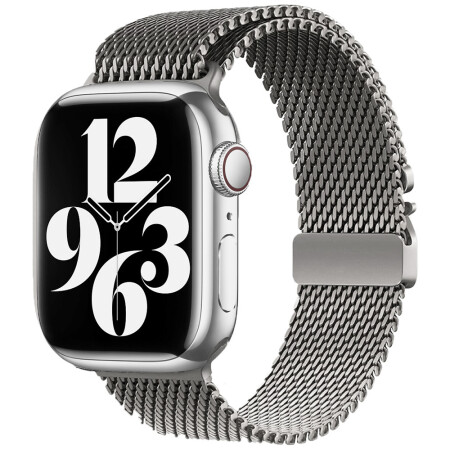 Apple Watch 38mm Zore KRD-121 Metal Hasır Kordon - 5