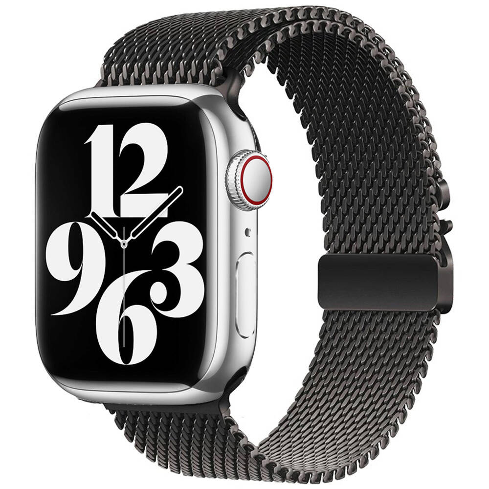 Apple Watch 38mm Zore KRD-121 Metal Hasır Kordon - 4