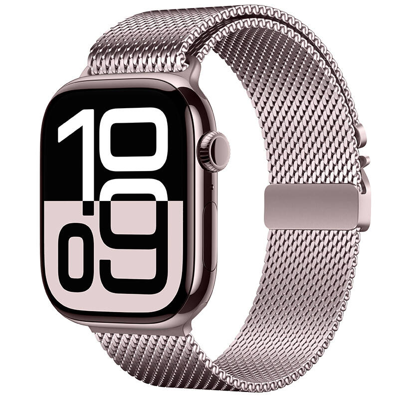 Apple Watch 38mm Zore KRD-121 Metal Hasır Kordon - 1