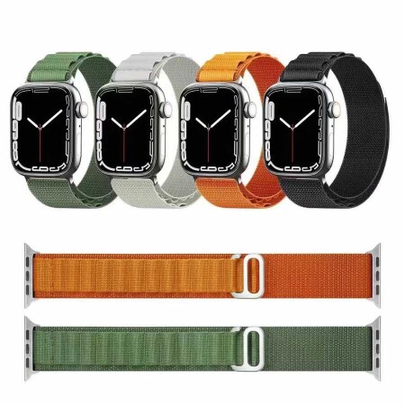 Apple Watch 38mm Zore KRD-74 Hasır Kordon - 13