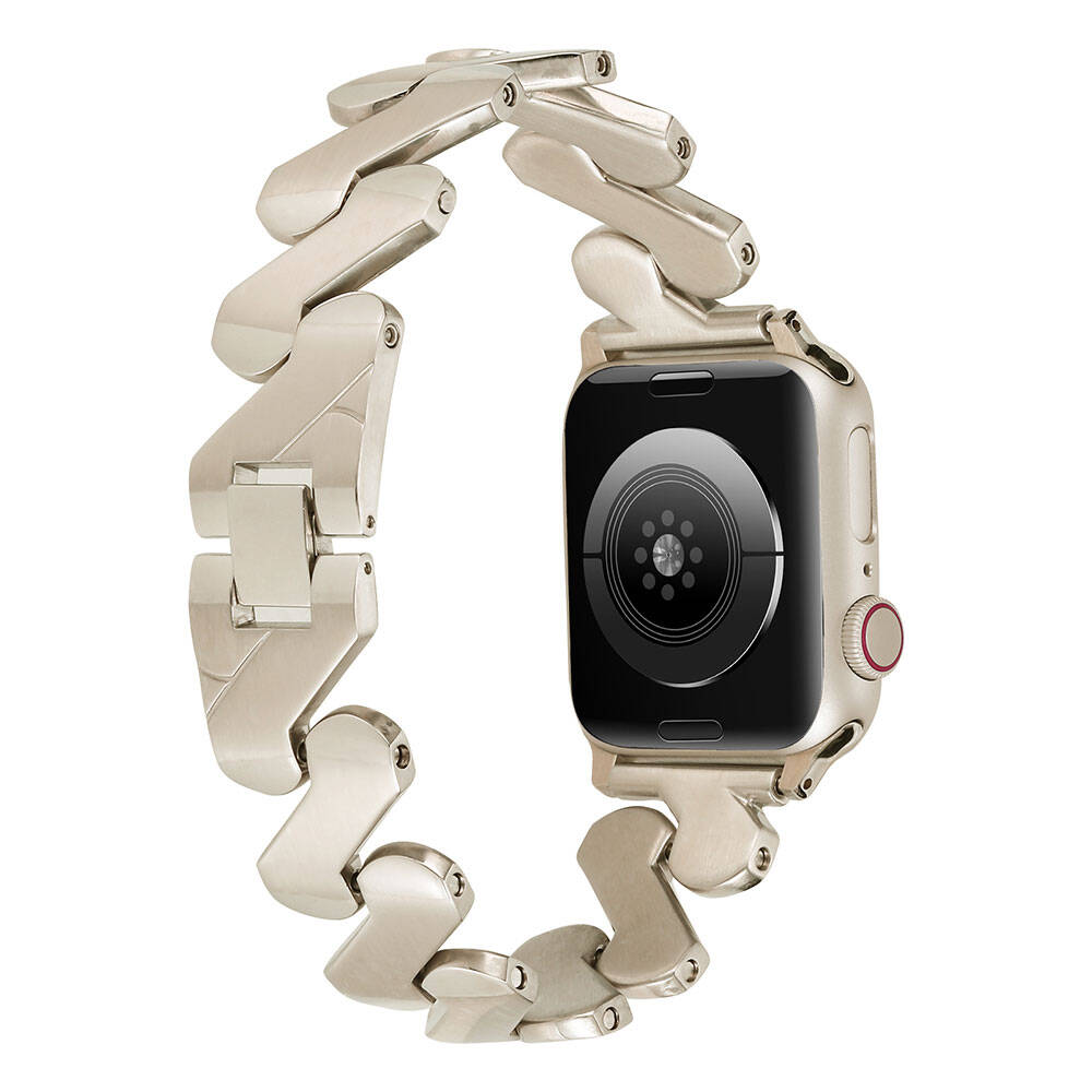 ​​​Apple Watch 40mm Kordon KRD-80 Metal Strap Kayış - 9