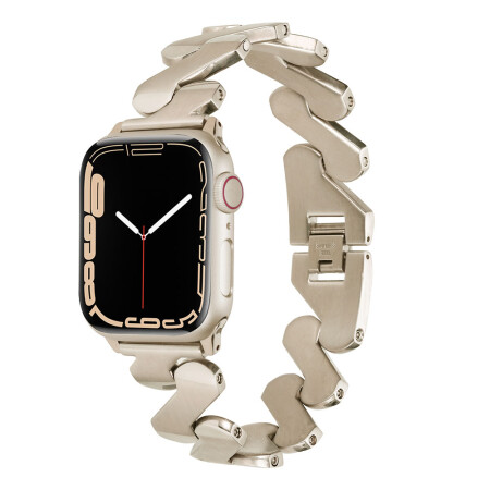 ​​​Apple Watch 40mm Kordon KRD-80 Metal Strap Kayış - 1