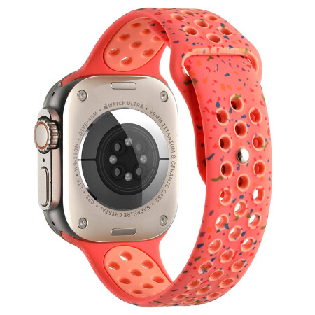 Apple Watch 40mm Kordon Yeni Seri 2023 KRD-02 Silikon Strap Kayış - 2