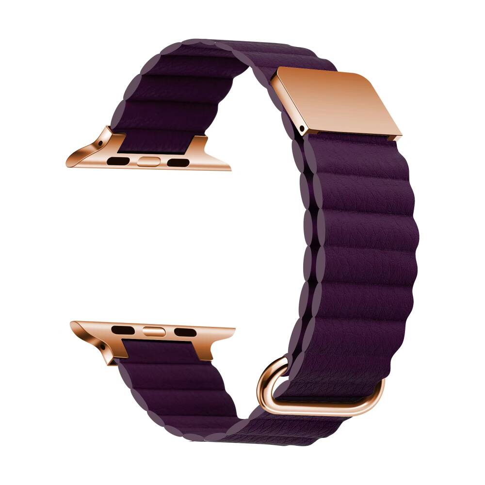 ​​​Apple Watch 40mm KRD-78 PU Deri Kordon Strap Kayış - 26