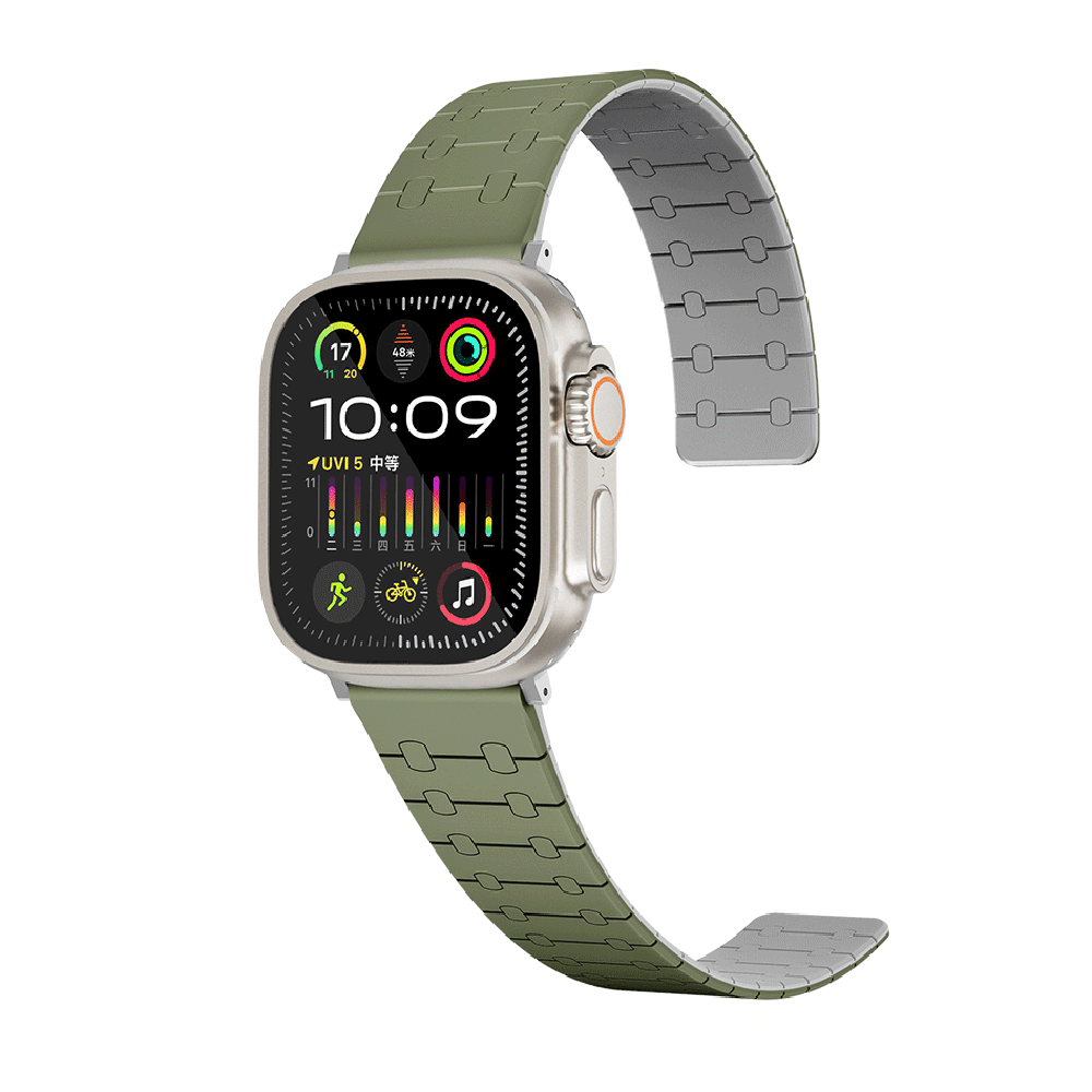 Apple Watch 40mm Zore KRD-111 Çizgili Desenli Silikon Kordon - 6