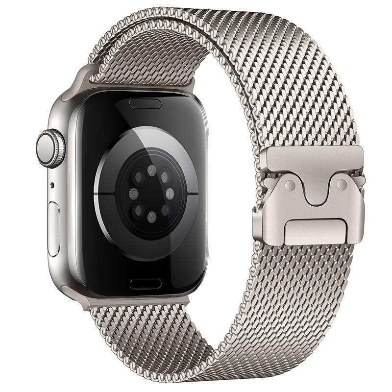 Apple Watch 40mm Zore KRD-121 Metal Hasır Kordon - 7