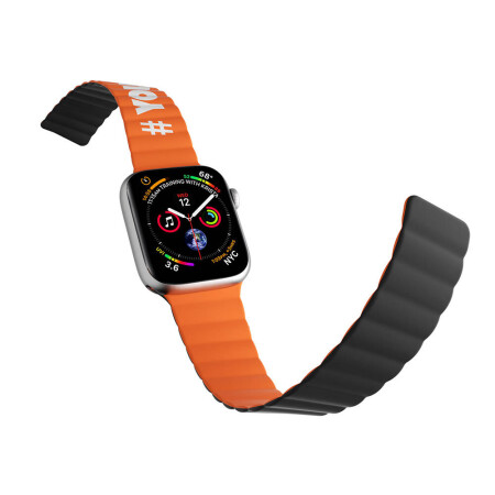 Apple Watch 42mm Kordon Youngkit Classical Magnetik Tak Çıkar Silikon Strap Kayış - 4