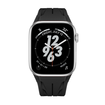 Apple Watch 42mm KRD-127 Metal Tokalı Silikon Kordon - 14