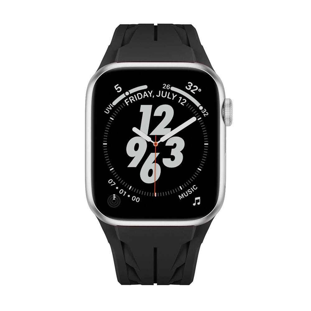 Apple Watch 42mm KRD-127 Metal Tokalı Silikon Kordon - 14