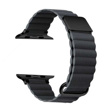 ​​​Apple Watch 42mm KRD-78 PU Deri Kordon Strap Kayış - 9