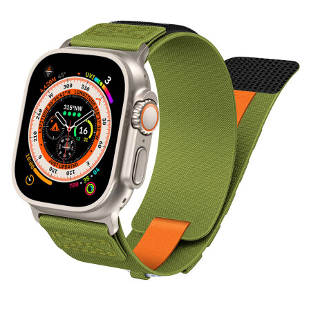 Apple Watch 42mm Zore KRD-99 Hasır Kordon - 21