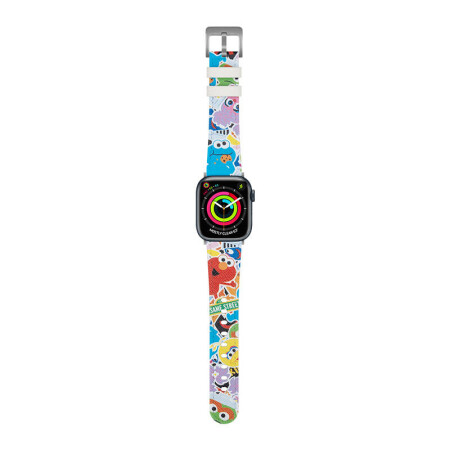 Apple Watch 44mm Casebang Sesame Street Serisi Deri Saat Kordon - 4