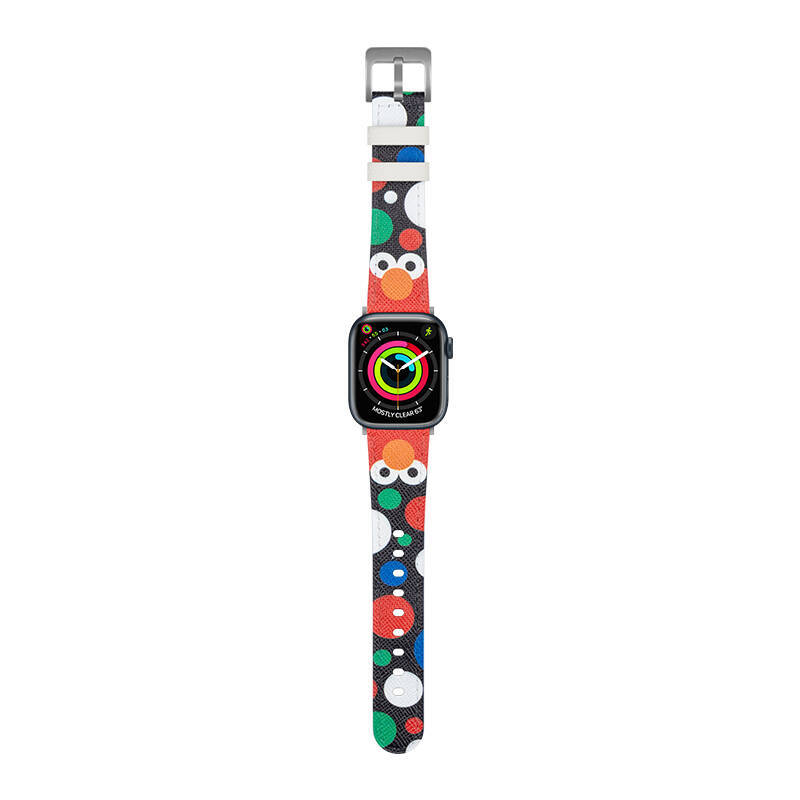 Apple Watch 44mm Casebang Sesame Street Serisi Deri Saat Kordon - 2