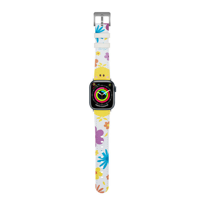 Apple Watch 44mm Casebang Sesame Street Serisi Deri Saat Kordon - 1