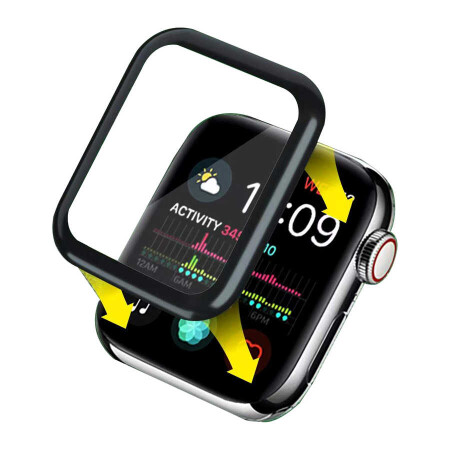 Apple Watch 44mm Go Des 2 in 1 Ekran Koruyucu - 2