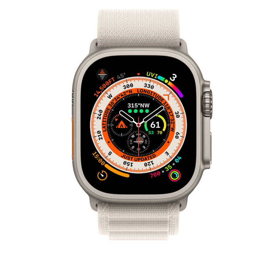 Apple Watch 44mm Kordon Wiwu WU-01 Hasır Örgü Strap Kayış - 8