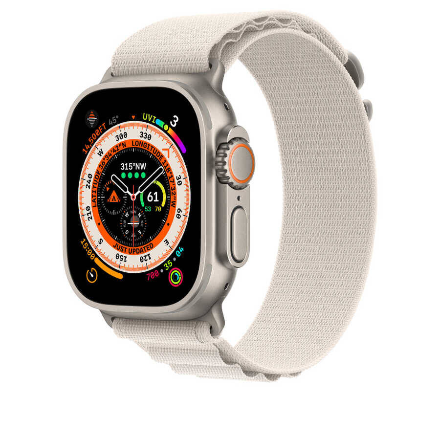 Apple Watch 44mm Kordon Wiwu WU-01 Hasır Örgü Strap Kayış - 14