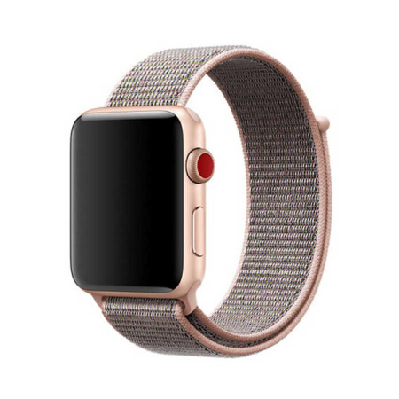 Apple Watch 44mm KRD-03 Hasır Kordon - 254