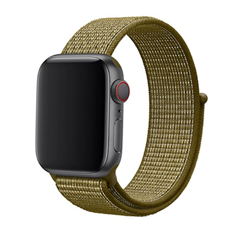 Apple Watch 44mm KRD-03 Hasır Kordon - 130