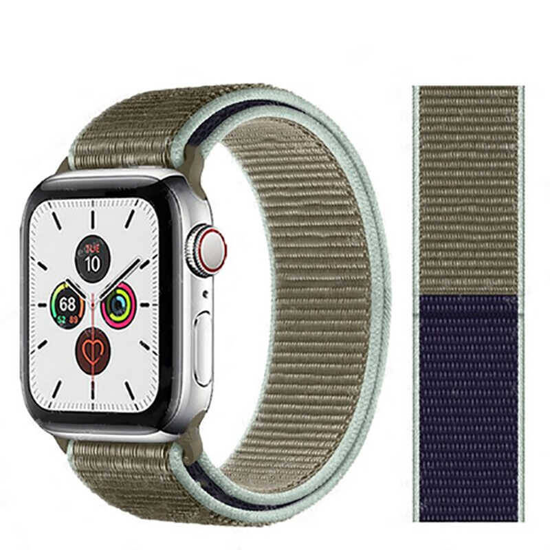 Apple Watch 44mm KRD-03 Hasır Kordon - 170