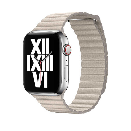 Apple Watch 44mm KRD-09 Deri Lop Kordon - 7