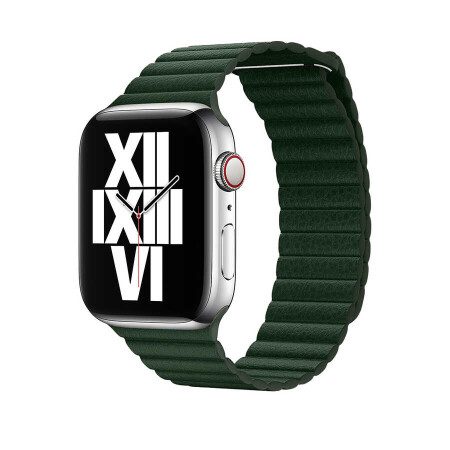 Apple Watch 44mm KRD-09 Deri Lop Kordon - 3