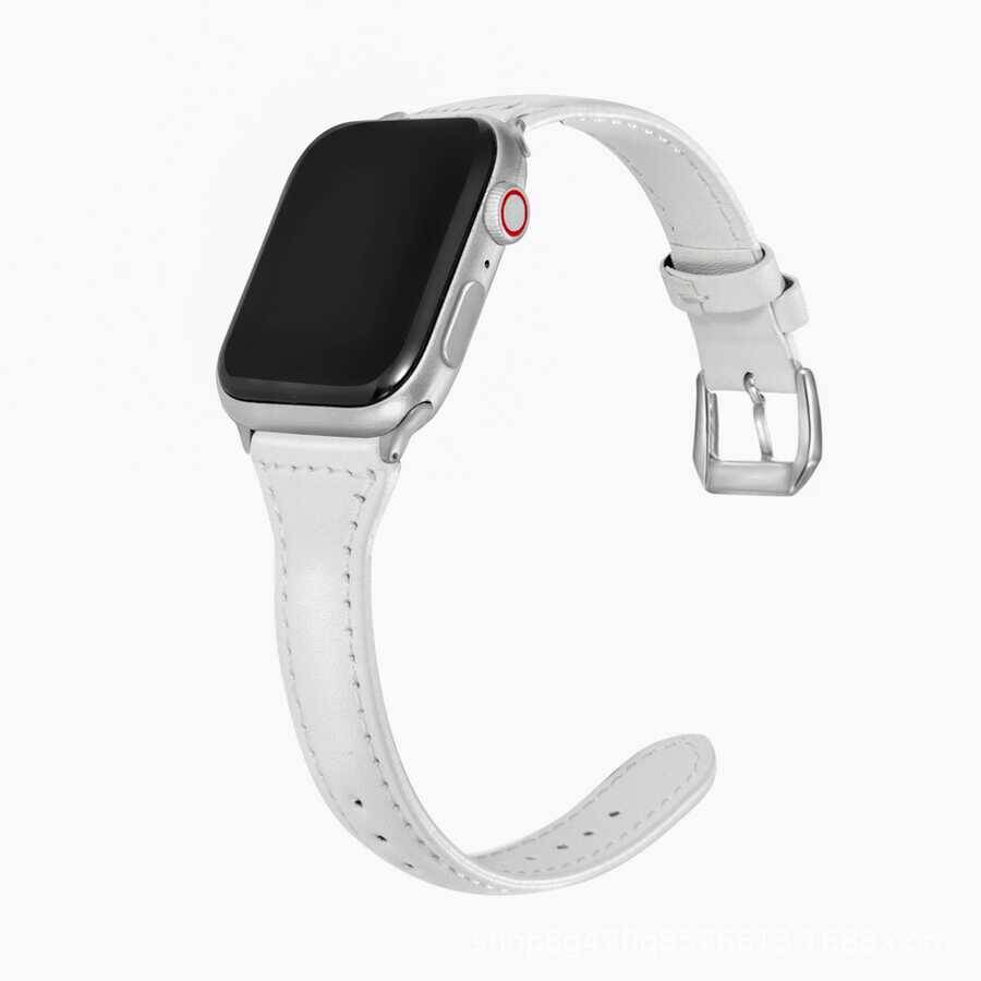 ​​​Apple Watch 44mm KRD-28 Deri Kordon - 5